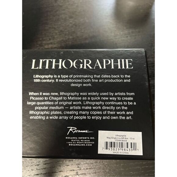 ROSANNA Imports Lithographie Coffee Mug - Single - Picture 4 of 4